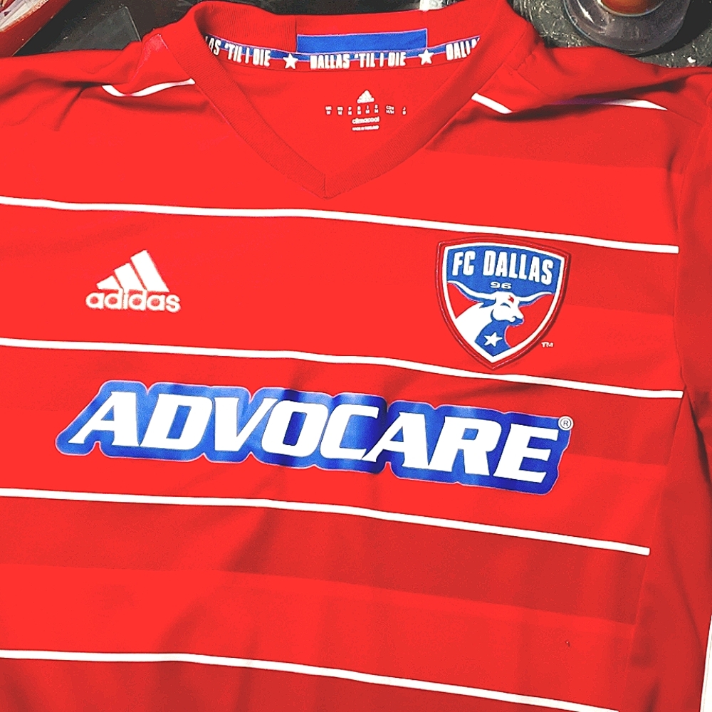 Adidas FC Dallas MLS jersey